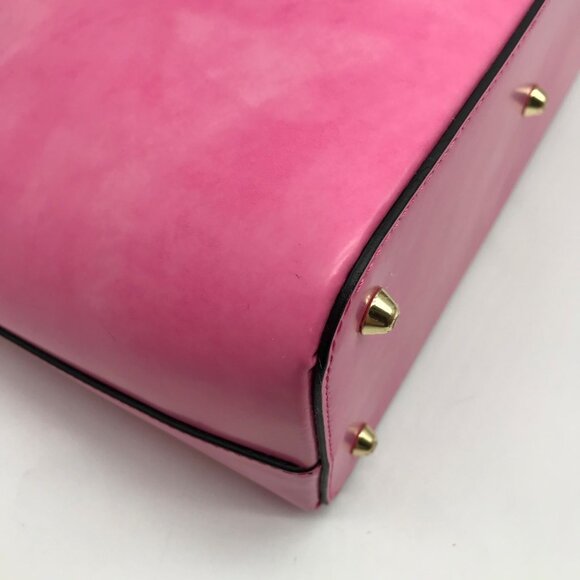 Pratesi Firenze Azalea Pink Versilia Italian Leather Satchel Bag - Picture 9 of 11